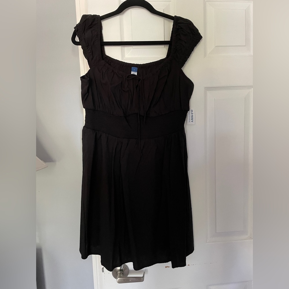 Waist defined mini dress